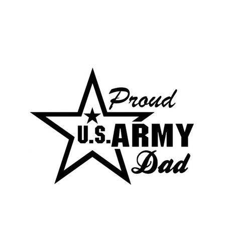 Proud U.S. Army Dad Sticker