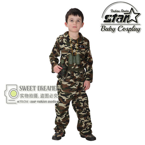 Children's Camouflage Costume