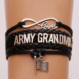 Infinity Love Army Mom/Wife/Grandma/Aunt/Uncle/Sister/Girlfriend Bracelet
